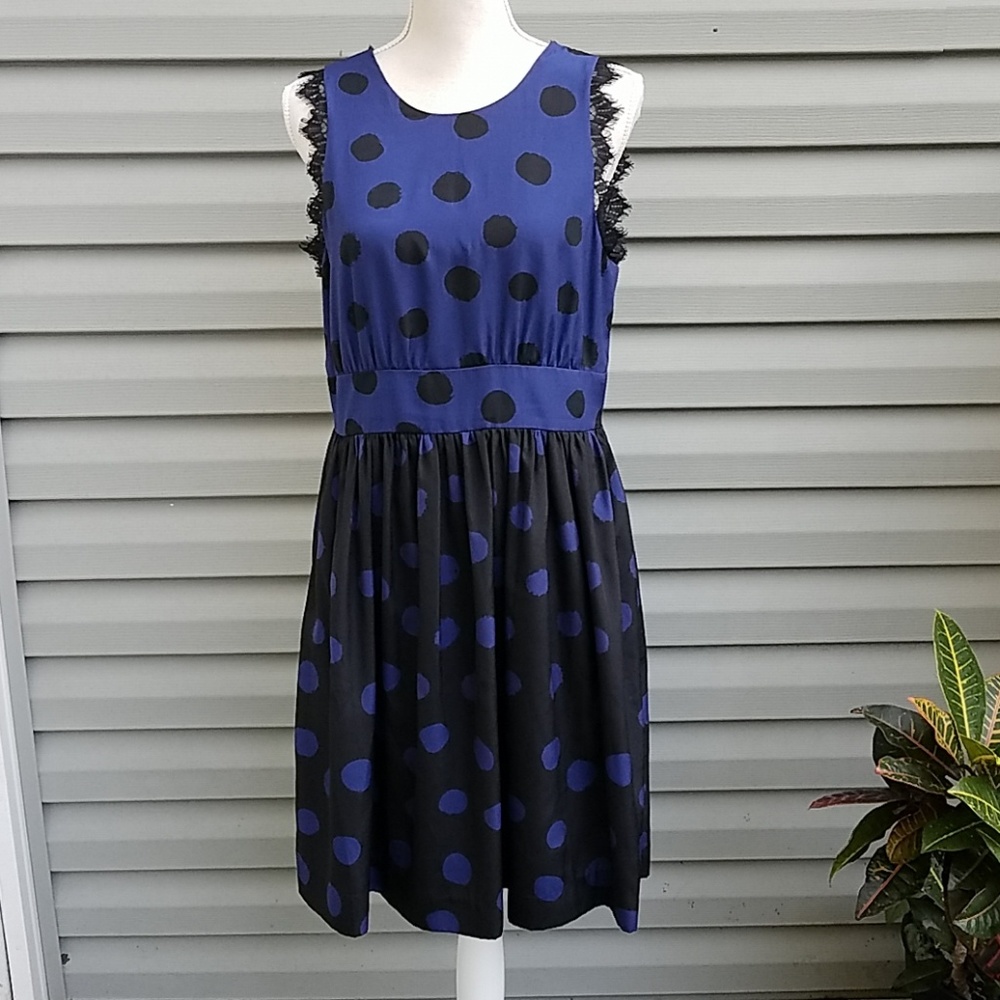 Corey Lynn Calter Split Dot Anthropologie Dress